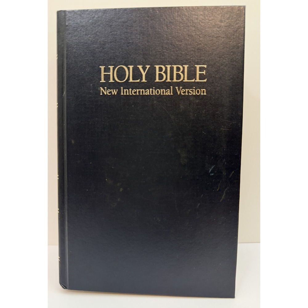 Vintage 1997 Zondervan NIV Holy Bible Hardcover Large Print Worship Edition
